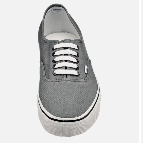 Women's Vans Authentic Sneaker Shoe, Size 8.5, runs large, Pewter/Blue Grey - Picture 7 of 9